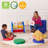 ECR4Kids SoftZone Contoured Rocking Chair, Flexible Seating-108586212
