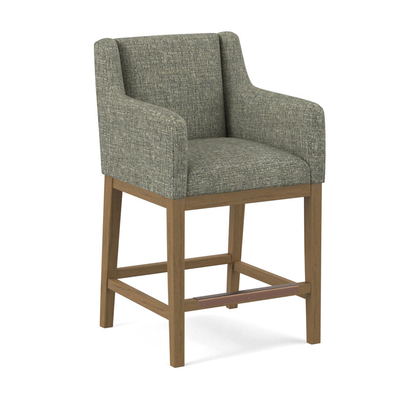 Upholstered Stool, 61471-88, Beachwood