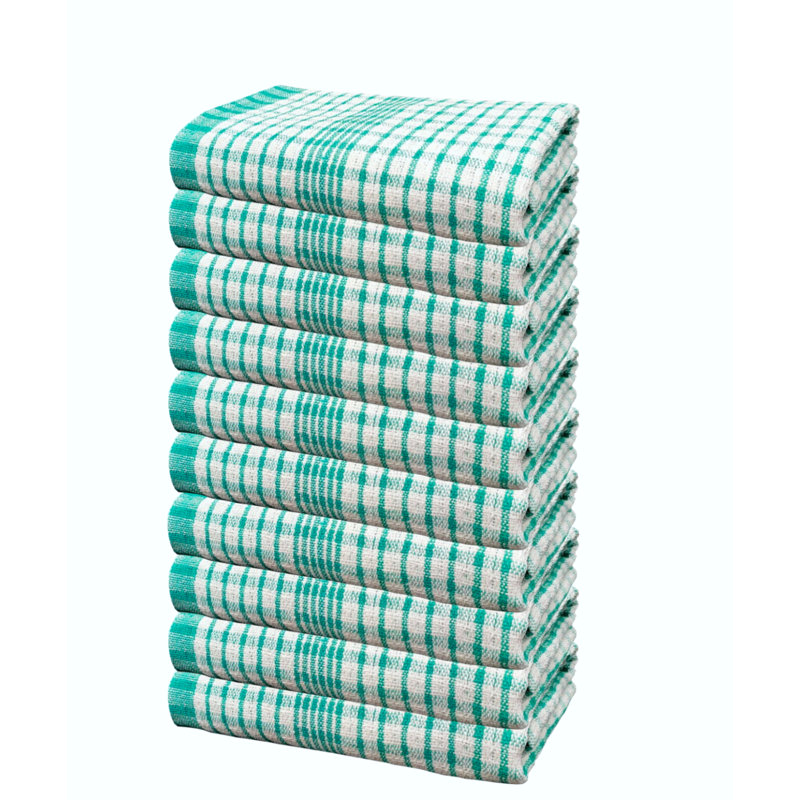 Cotton Jacquard Tea Towel Kitchen Towel, Green