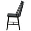 Chaise d'appoint en bois massif Carlos (ensemble de 2)-205963550