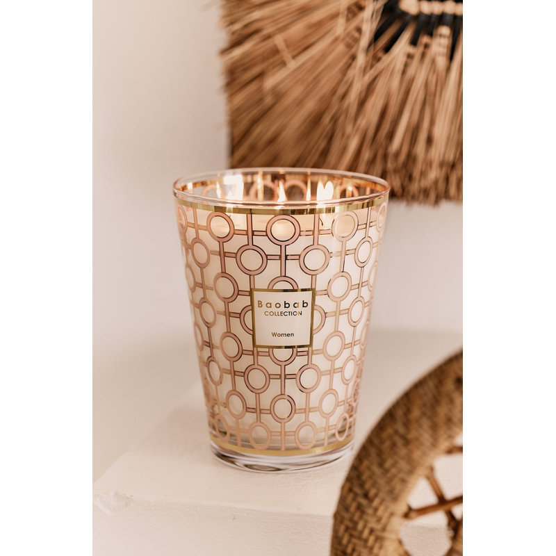 Women Candle, 13.8" H x 9.36" W x 9.36" D