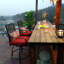 Tabouret de bar avec coussin Alyne