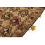 Wool Geometric Area Rug in Beige