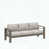 Coussin beige / structure kaki est en rupture de stock