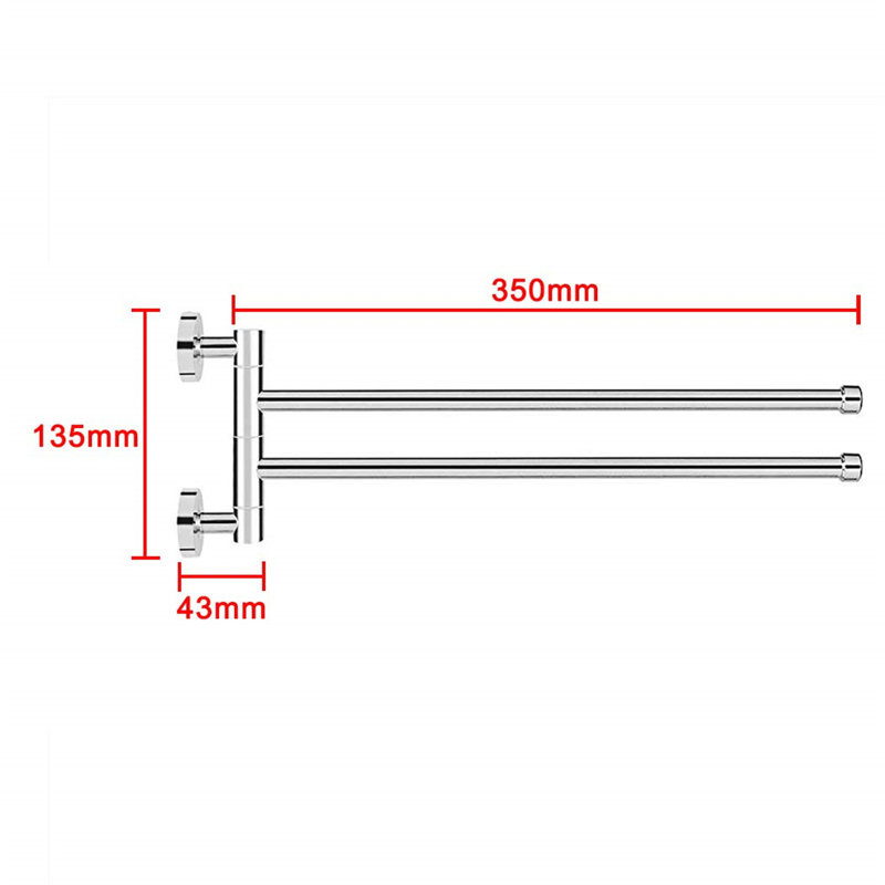 Tarnowski 35cm 2 Wall Towel Bar