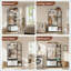 Portemanteau Hall Tree, portemanteau avec banc et rangement pour chaussures, meubles de rangement pour boue-508256713