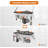 Metal Rectangle Wall Mounted Pot Rack