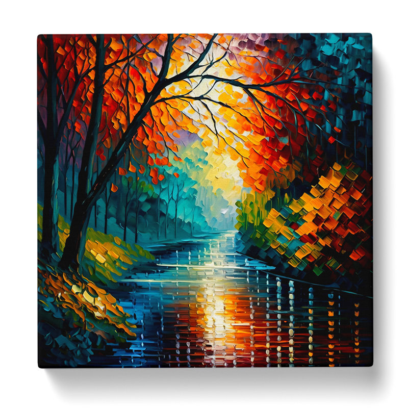 River Palette Knife - No Frame Print