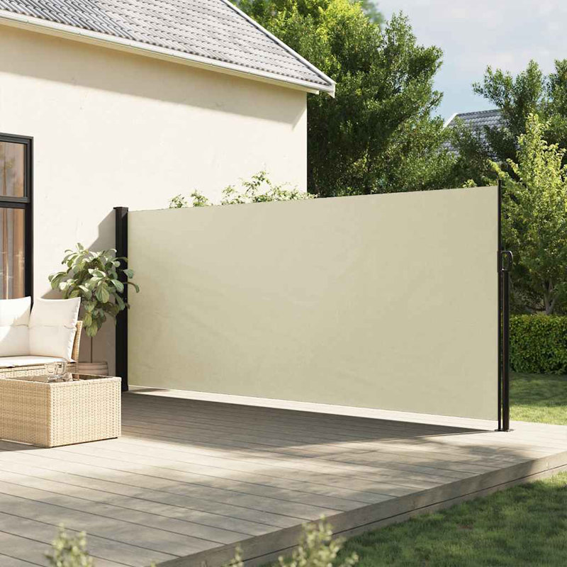 Auvent latéral rétractable Vidaxl, Crème, crème, 70.9" x 236.2"