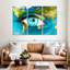 «Earth Eye Map», reproduction d'art sur toile-686381757