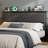 Headboard With Storage And Charging Station, Upholstered Storage Headboard Only With Bed Frame Brackets Adapter, Button Tufted Design, Easy Assembly-186466653-186466651
