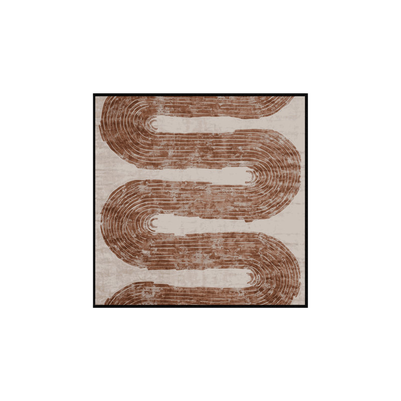 Tapis brun soyeux et moelleux, Tapis de couloir 2 pi x 5 pi