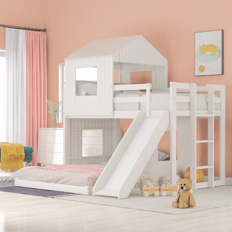 Jardon Platform Bed, White