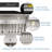 Nauxus 34.3 " W Stainless Steel 600 CFM Ducted (Vented) Insert Range Hood with Charcoal Filter