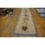 Tapis de couloir américain ivoire à motif floral antique