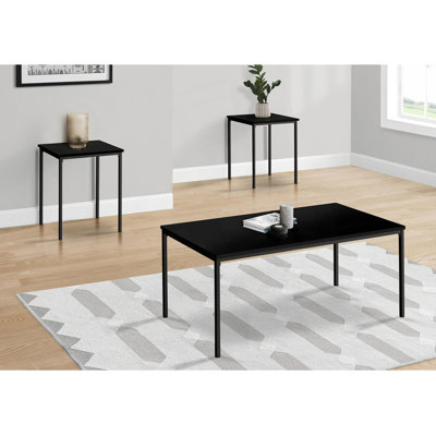 3Pcs Table Set 1 Coffee Table And 2 End Table Set