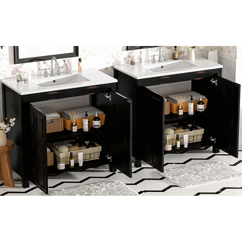 Ensemble de meuble-lavabo double 72 po