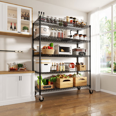 Multi-Size 5-Tier Kitchen Shelf