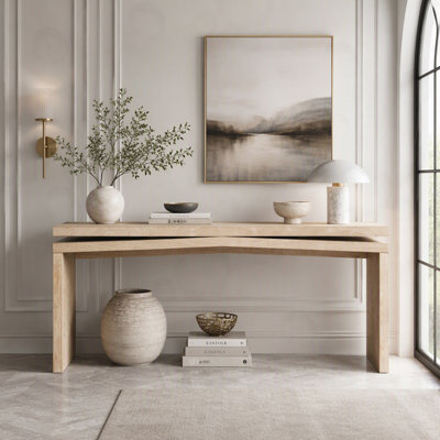 Console d'entrée de style ferme allongée