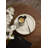 Round Marble Tray with Pedestal Design