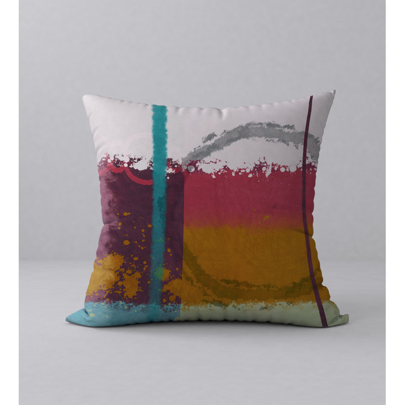 Reversible Throw Pillow, 18" x 18"