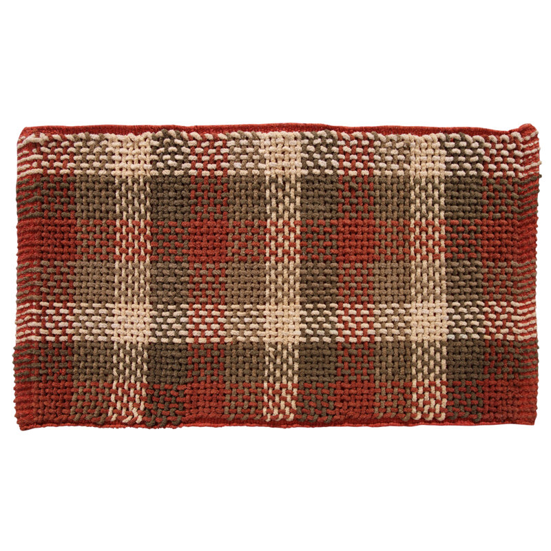 Shrewsbury Cotton Plaid Indoor Rug, Retangle 1'8" x 2'10"