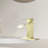 Single Handle Mid Arc Bathroom Faucet With Deckplate And Waterfall Spout ( 1 Pack )-113953271