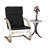 Neau Mia Bentwood Round Accent Side Table-318302014