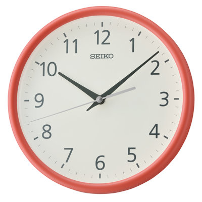 QXA804ELH Wall Clock, Orange