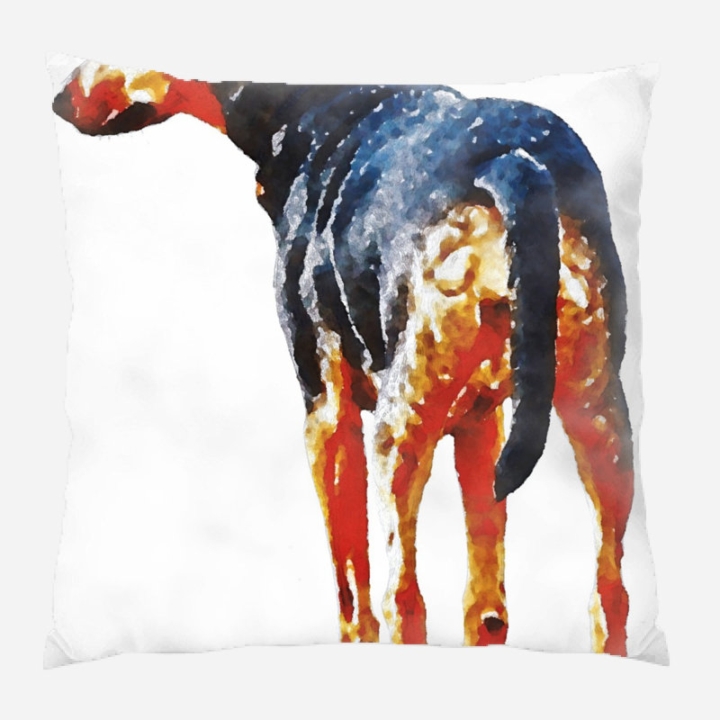 Coussin de chiens Culbert, Microsuède, Intérieur