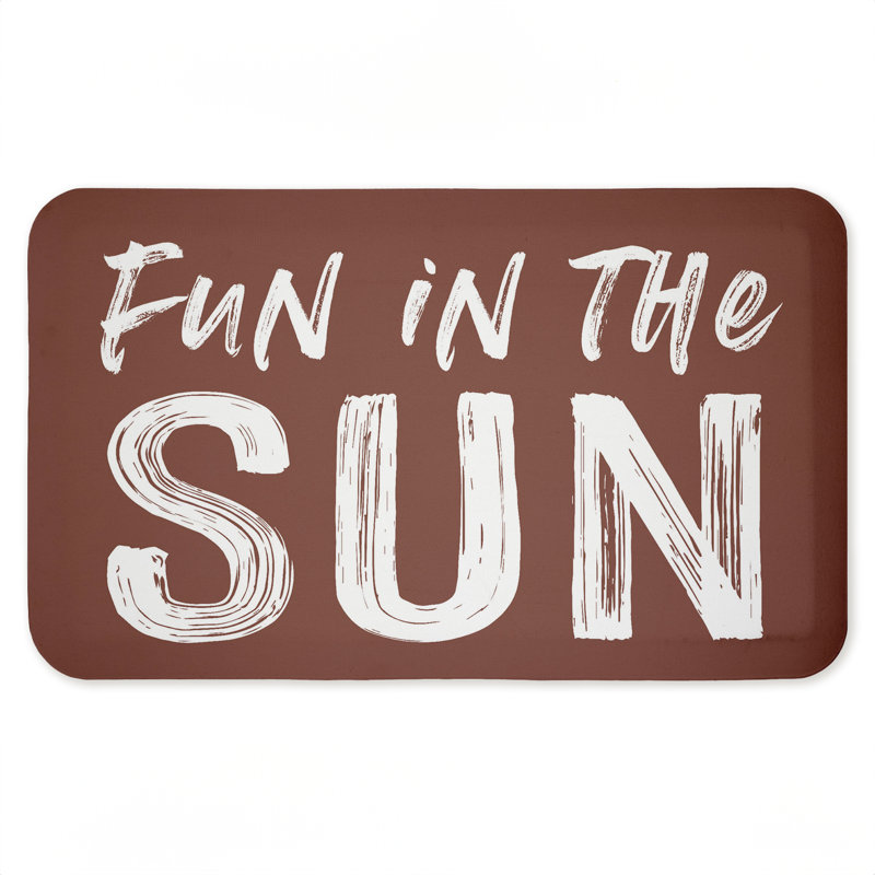 Tapis de sol anti-fatigue Fun In The Sun, «Fun In The Sun Sentiment»