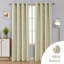 Seligman Wave Foil Printed Room Darkening Thermal Curtains-574165701-574165700