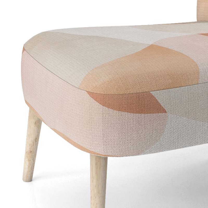Chaise d'appoint Abstract Minimalisme, Side Chair Armless