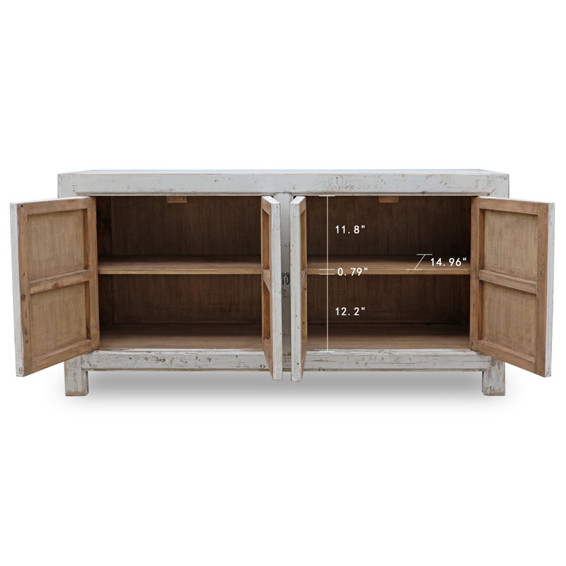 Areebe 70.9'' W Solid Wood Sideboard