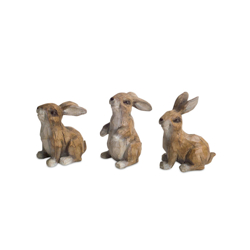 Jaheim Rabbit 6 Piece Figurine Set