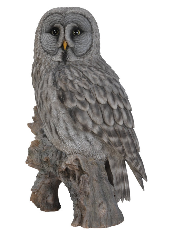 Owl on Stump Statue