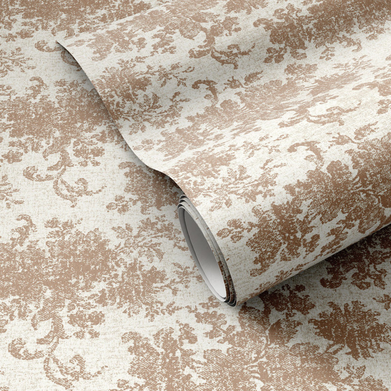 Papier peint Fallingbrook par FH Art Studio, Fallingbrook - brun clair II, 12 po x 8 po