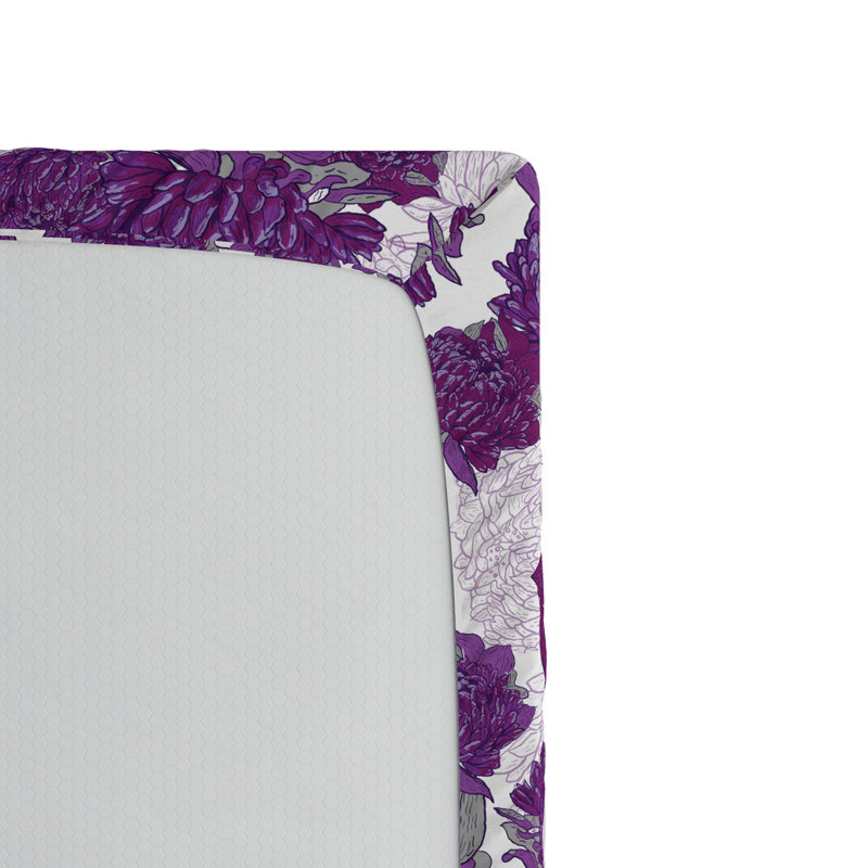 Drap-housse floral/floral, Drap-housse grand