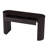 Nara Modern Japandi MDF Console Table With 3 Drawers, Fluted Detail, And Open Storage Niche-226175819