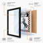 Break Horse Graphic - Framed Print-665270810-665270885