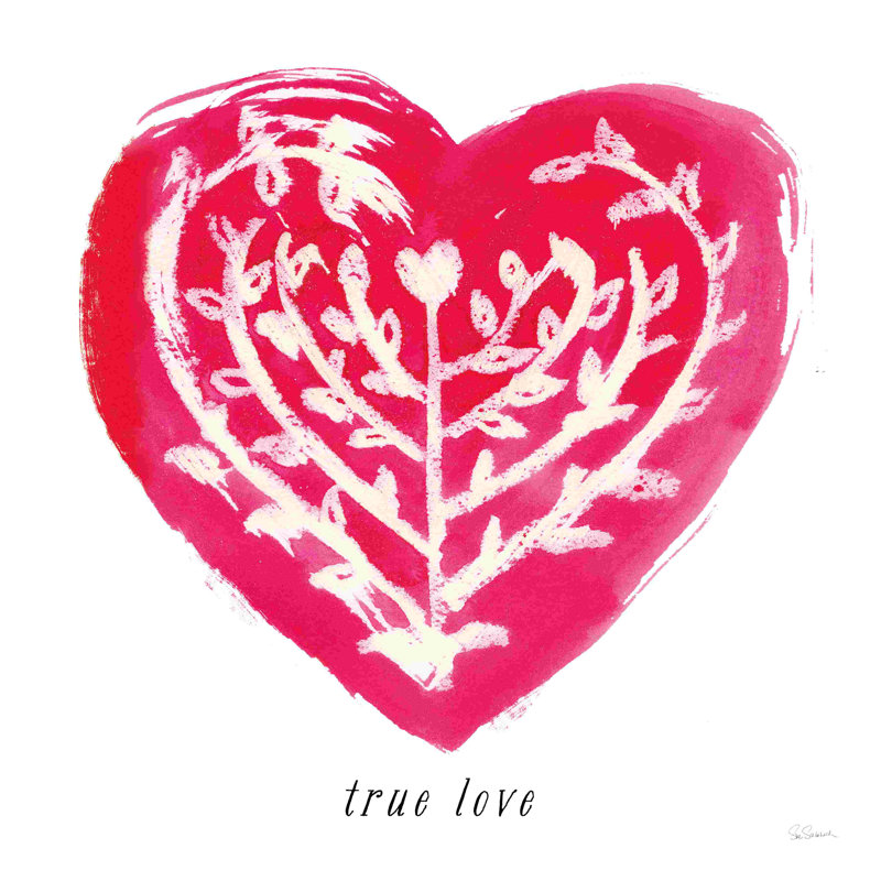" True Love " by Sue Schlabach, 12" H x 12" W, No, Wrapped Canvas