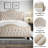 Lark Manor™ Upholstered Tufted Natural Linen Adjustable Headboard Bed-1215672237-1215672243
