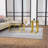 Modern Nesting Table Set (3 Pieces), Gold & Fume, 16.5 x 22.8 x 13.0 inches | 100% Smoked Tempered Glass, Metal Legs, Thickness: 0.16 inches | Stylish, Versatile Design for Home & Office Décor-114253965