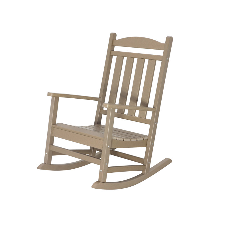 Chaise berçante d'extérieur Adirondack, Brun clair