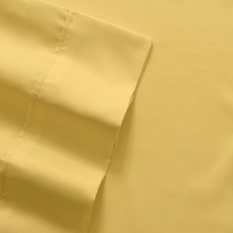 Twin Yellow Down Alternative Microfiber Bed in a Bag Set
