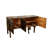 Multi-functional solid wood relief sideboard