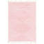 Tapis rose / blanc en coton tissé à la main-1494120714