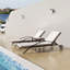 Chaise longue simple 80 "avec coussins et table Viveiros-1871870230