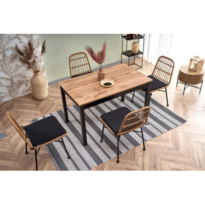 Ekram Metal Base Dining Table