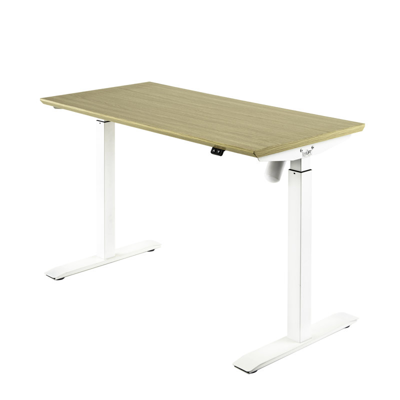 Bureau électrique à hauteur ajustable l 47 po airLIFT, Bouleau / Blanc